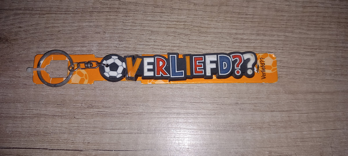 Sleutelhanger voetbal: Verliefd?