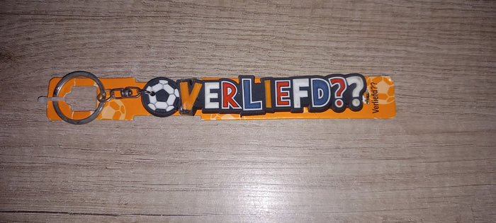 Sleutelhanger voetbal: Verliefd?