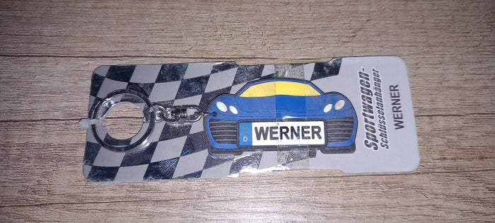 Sleutelhanger auto: Werner