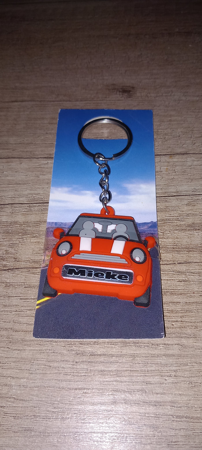 Sleutelhanger auto: Mieke
