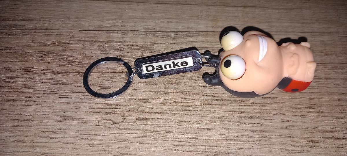 Sleutelhanger lieveheersbeestje: Danke