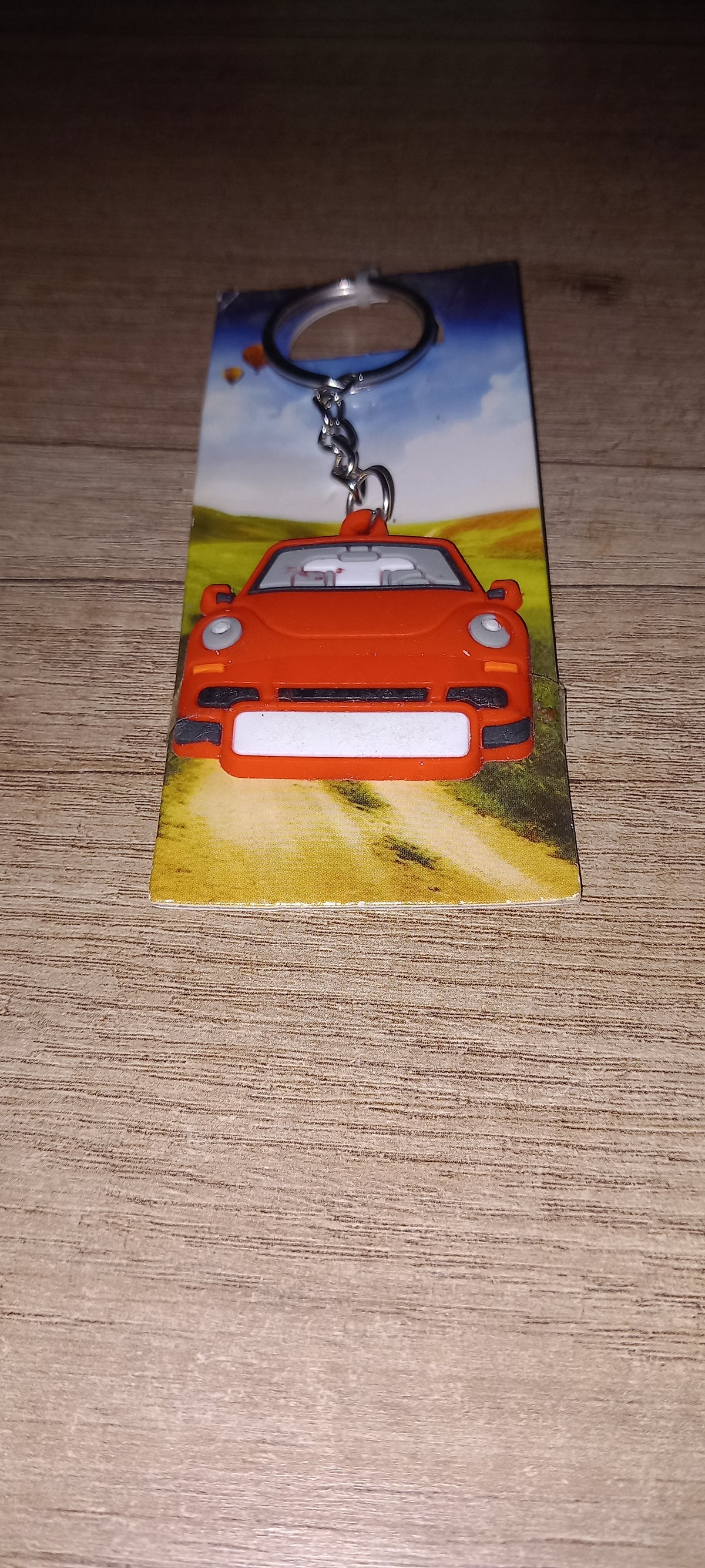 Sleutelhanger auto rood