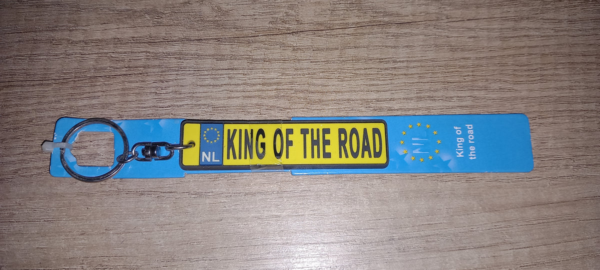 Sleutelhanger kenteken: King of the road