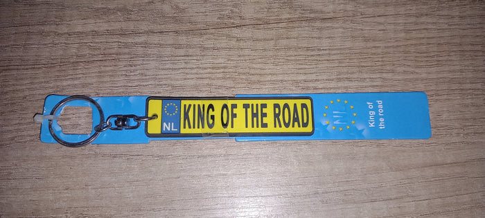 Sleutelhanger kenteken: King of the road
