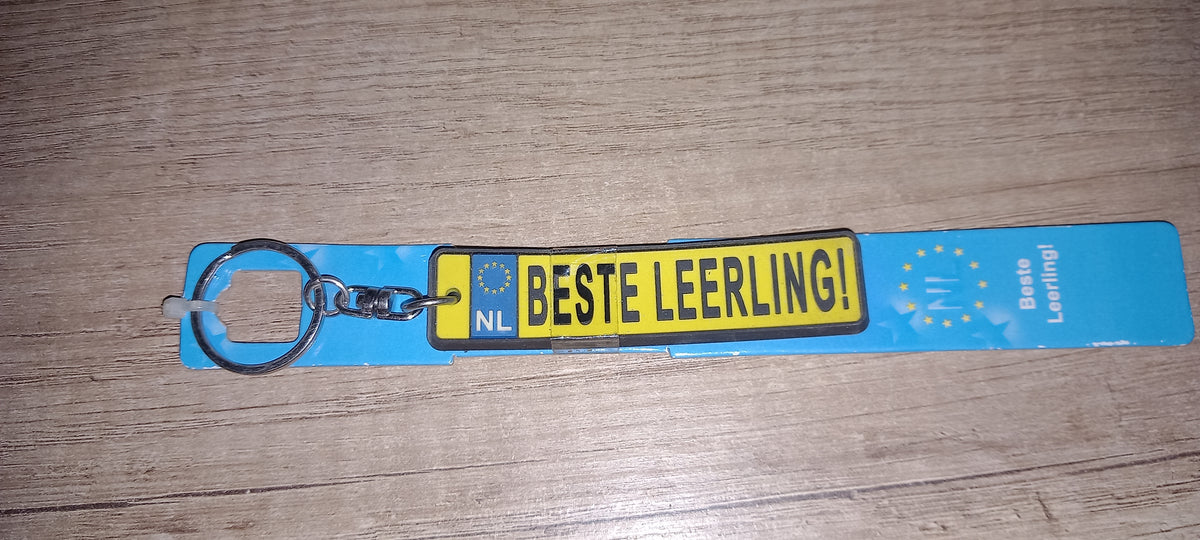 Sleutelhanger kenteken: Beste leerling