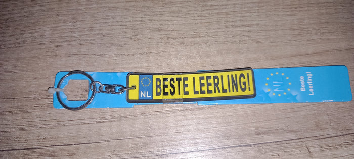 Sleutelhanger kenteken: Beste leerling