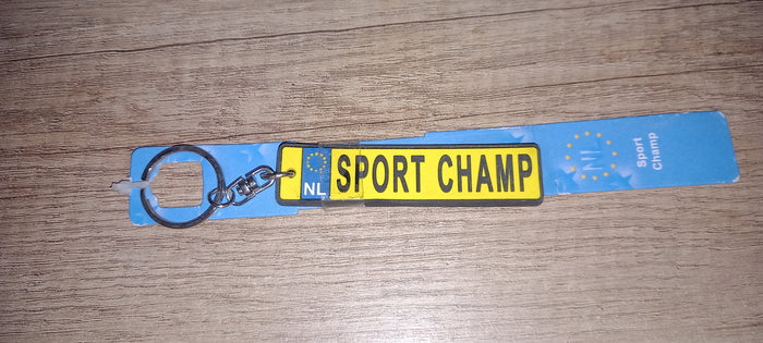 Sleutelhanger kenteken: Sport champ