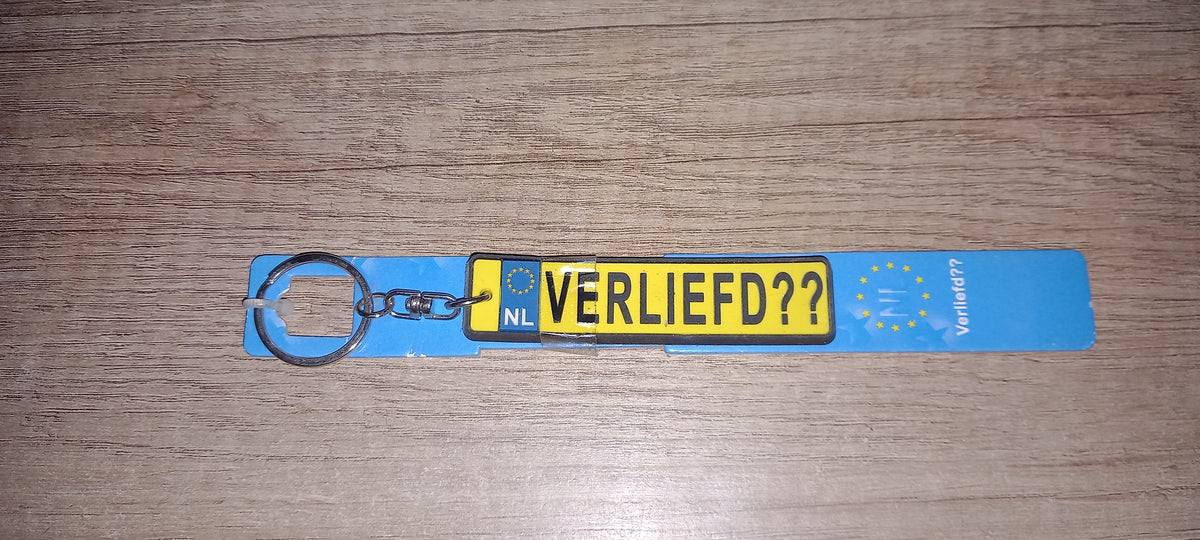 Sleutelhanger kenteken: Verliefd??