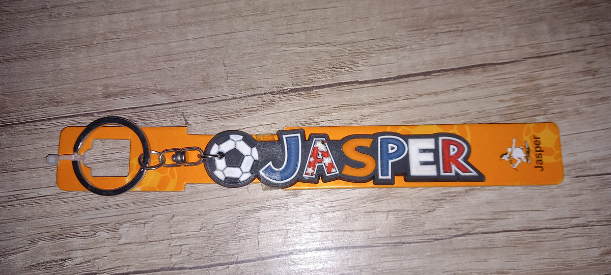 Sleutelhanger voetbal: Jasper