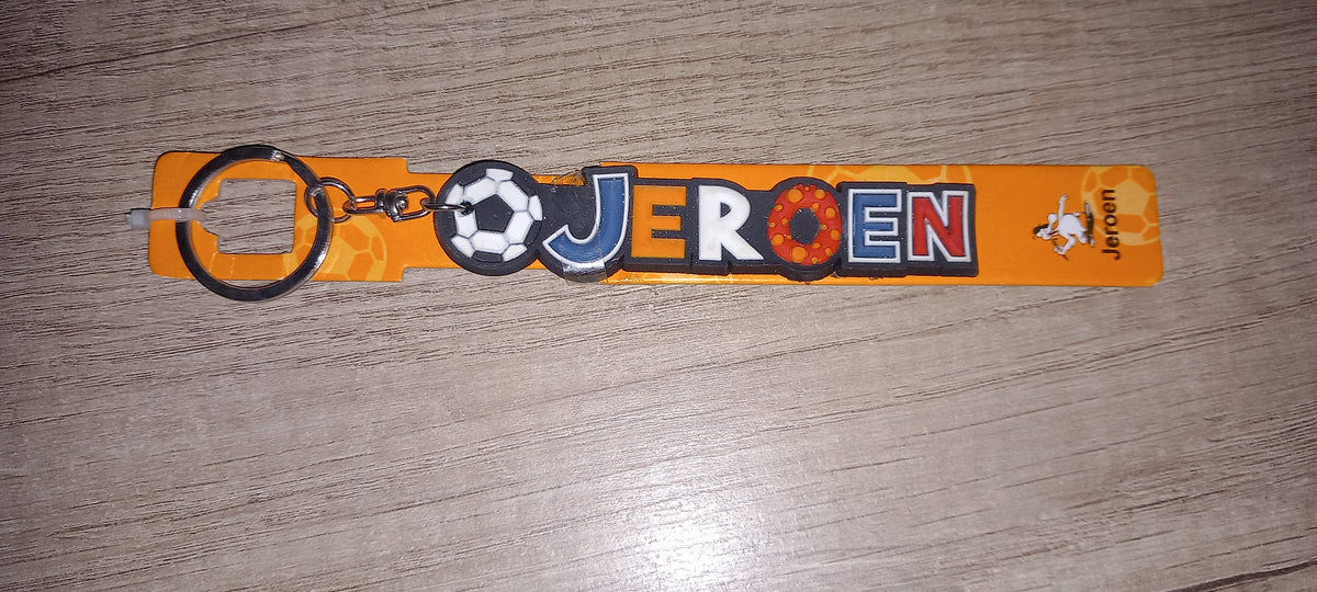 Sleutelhanger voetbal: Jeroen