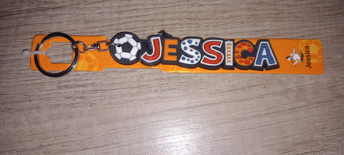 Sleutelhanger voetbal: Jessica