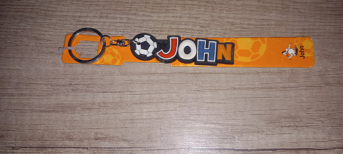 Sleutelhanger voetbal: John