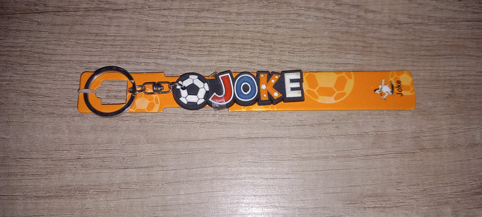 Sleutelhanger voetbal: Joke