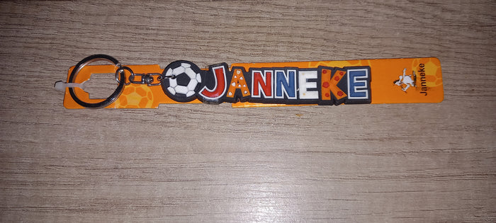 Sleutelhanger voetbal: Janneke