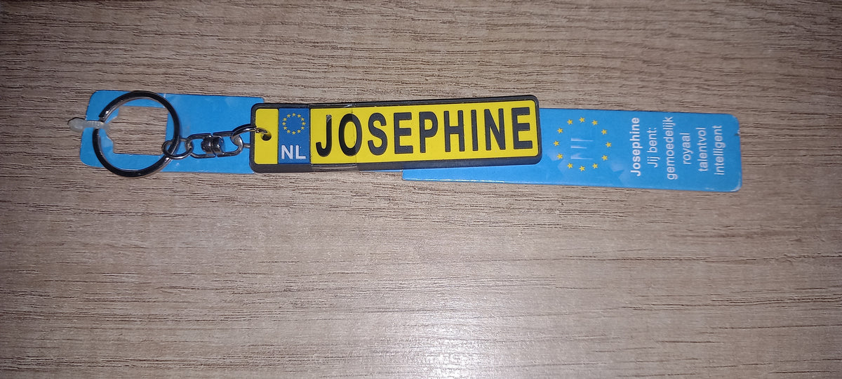 Sleutelhanger kenteken: Josephine