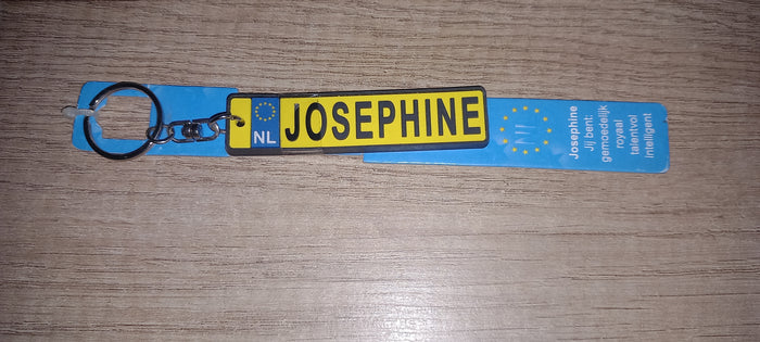 Sleutelhanger kenteken: Josephine