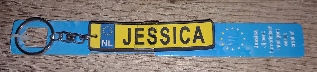 Sleutelhanger kenteken: Jessica