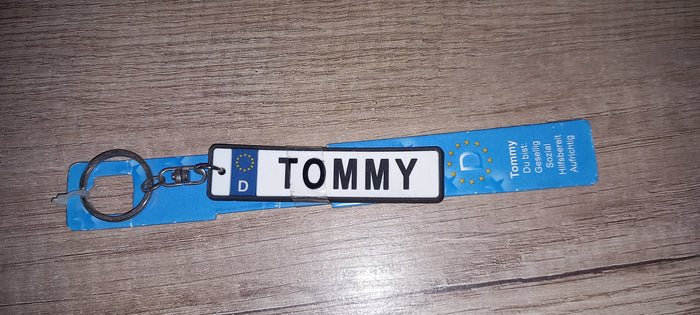 Sleutelhanger kenteken Duits: Tommy