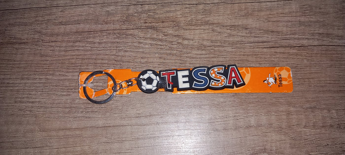 Sleutelhanger voetbal: Tessa