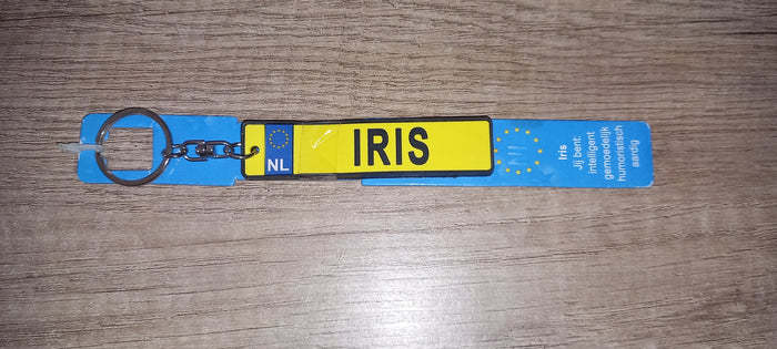 Sleutelhanger kenteken: Iris