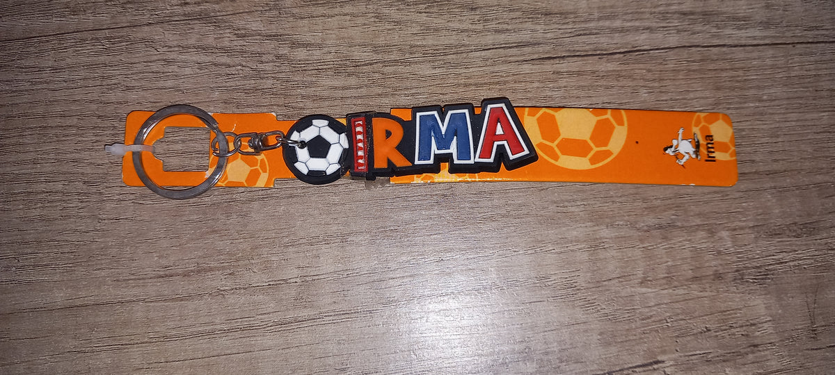 Sleutelhanger voetbal: Irma