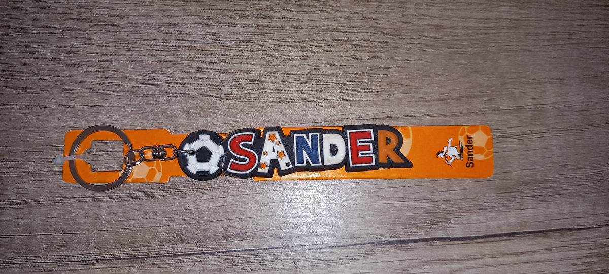 Sleutelhanger voetbal: Sander