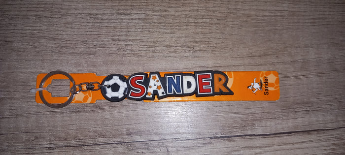 Sleutelhanger voetbal: Sander