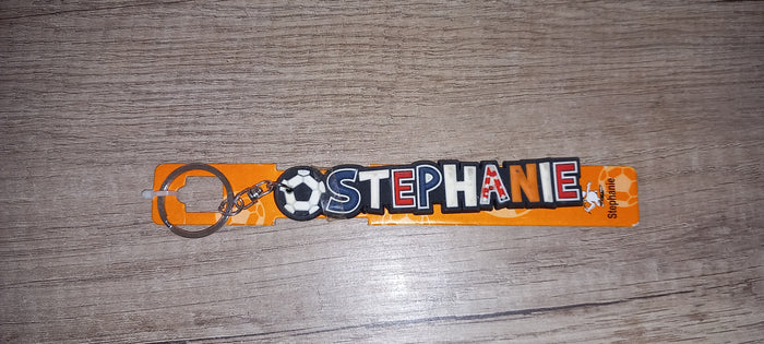 Sleutelhanger voetbal: Stephanie