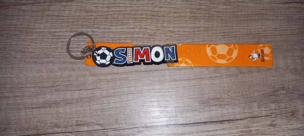 Sleutelhanger voetbal: Simon