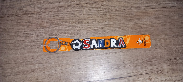 Sleutelhanger voetbal: Sandra