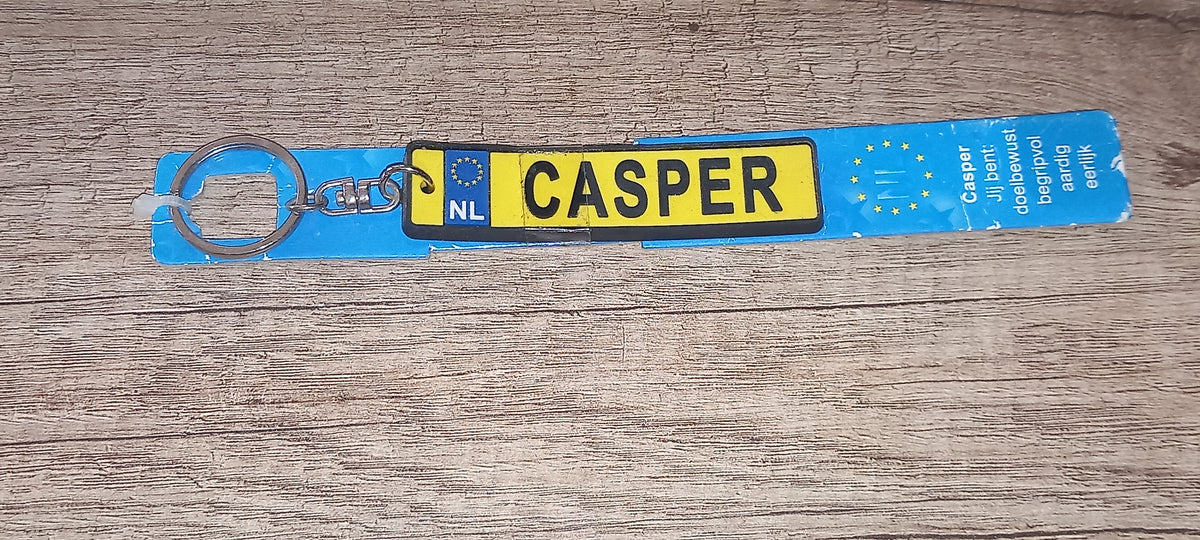 Sleutelhanger kenteken: Casper