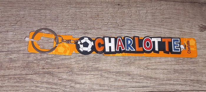 Sleutelhanger voetbal: Charlotte