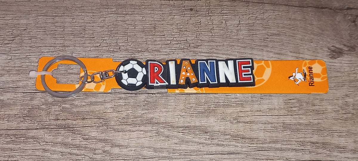 Sleutelhanger voetbal: Rianne