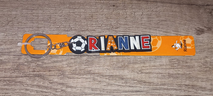 Sleutelhanger voetbal: Rianne