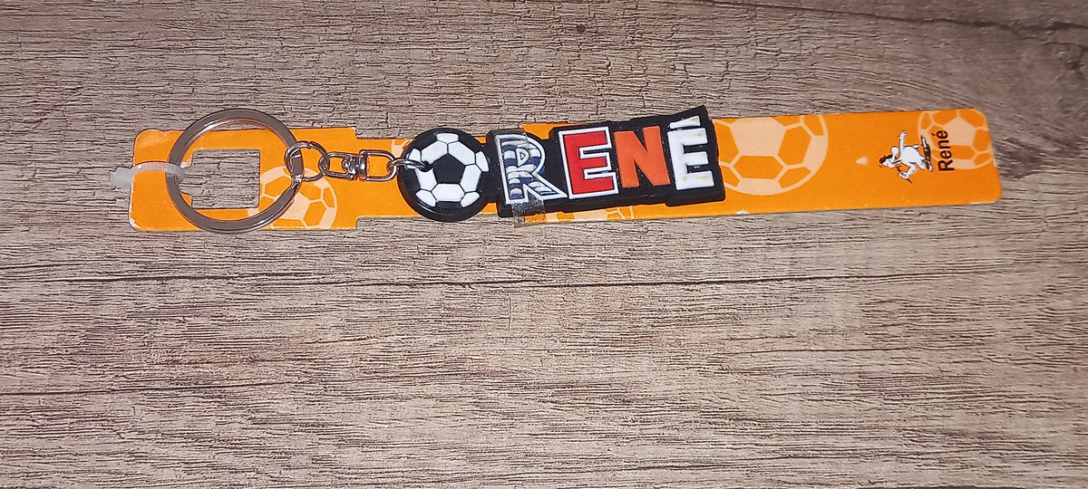Sleutelhanger voetbal: René