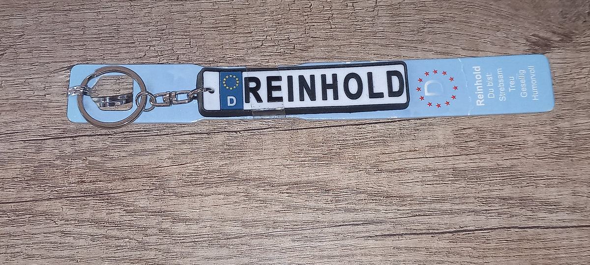 Sleutelhanger kenteken Duits: Reinhold