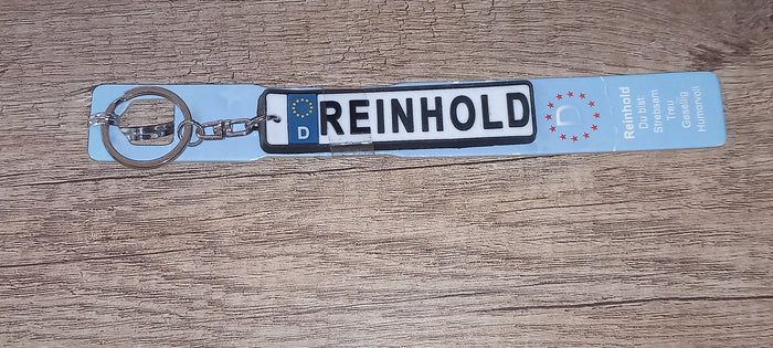 Sleutelhanger kenteken Duits: Reinhold