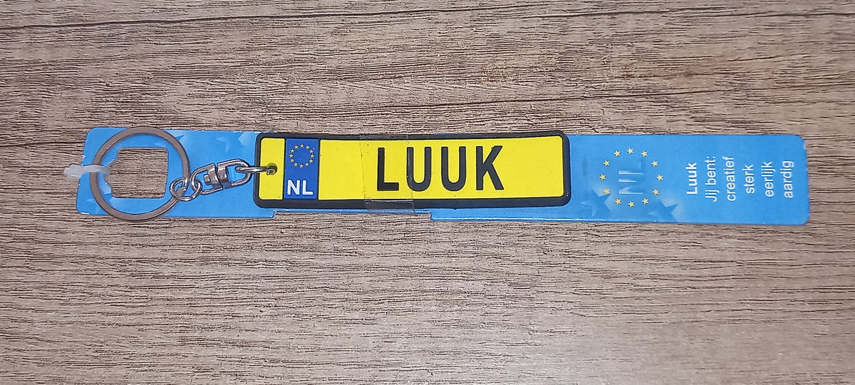 Sleutelhanger kenteken: Luuk