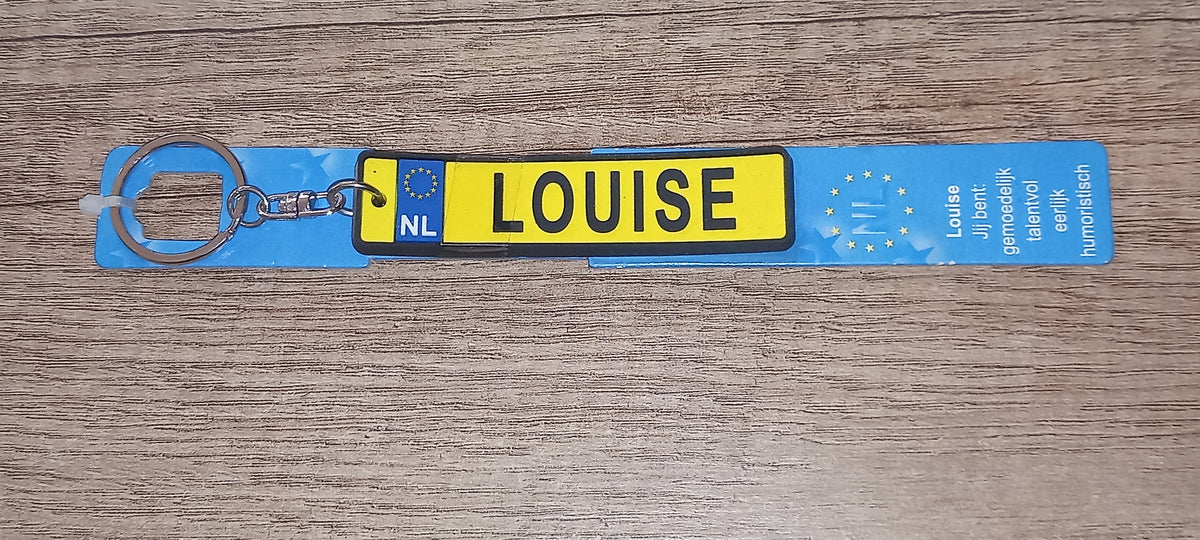 Sleutelhanger kenteken: Louise