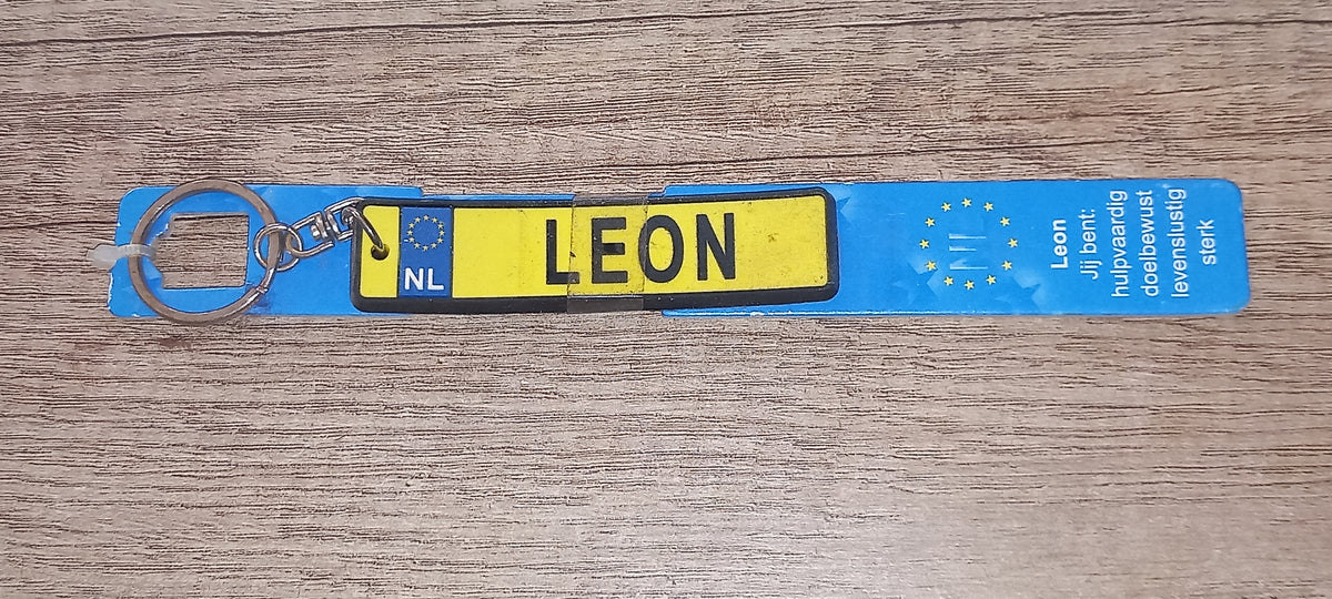 Sleutelhanger kenteken: Leon