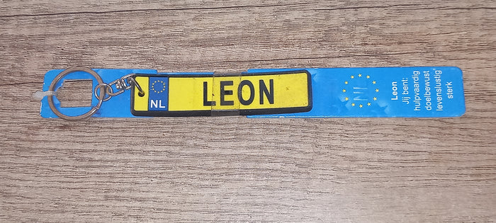 Sleutelhanger kenteken: Leon