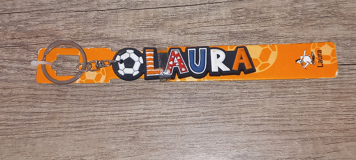 Sleutelhanger voetbal: Laura
