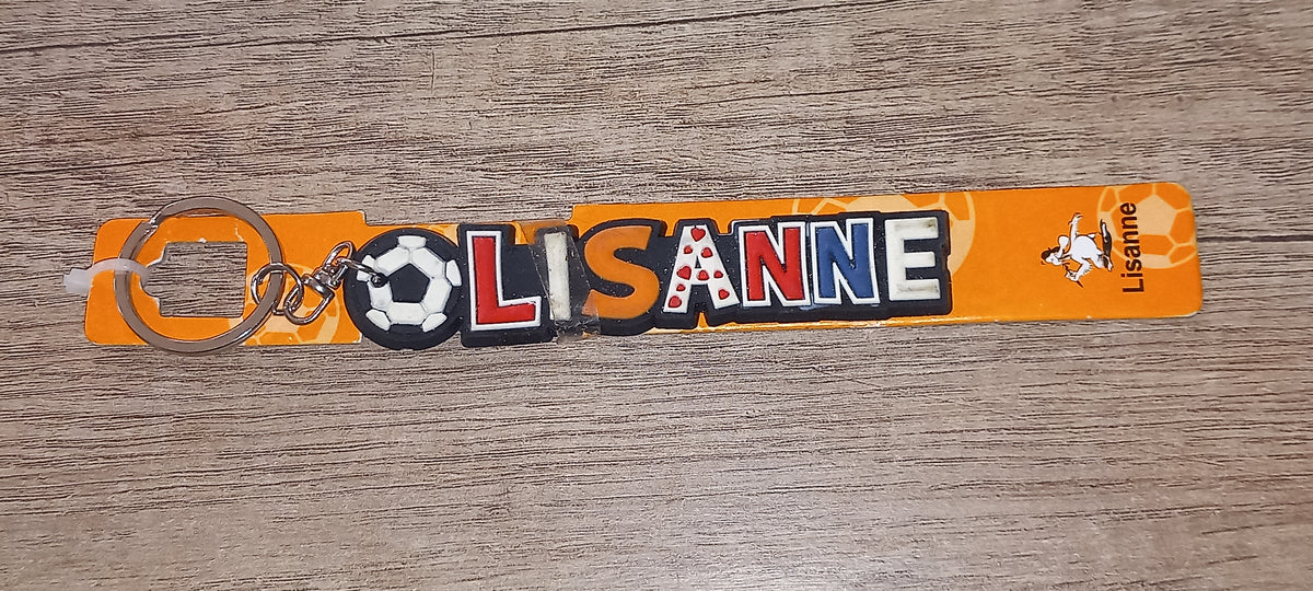 Sleutelhanger voetbal: Lisanne