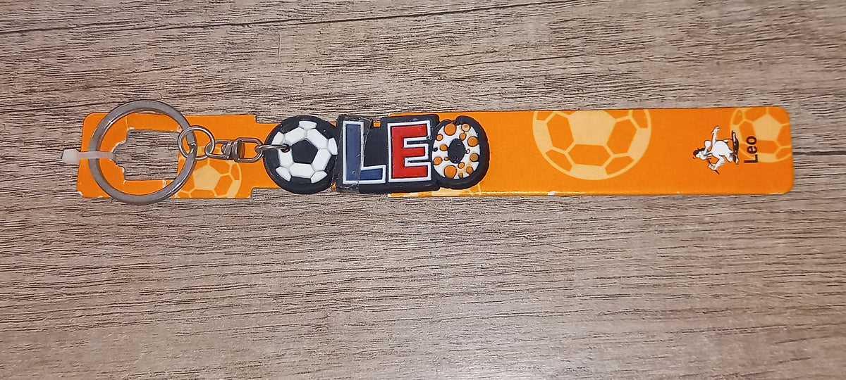 Sleutelhanger voetbal: Leo