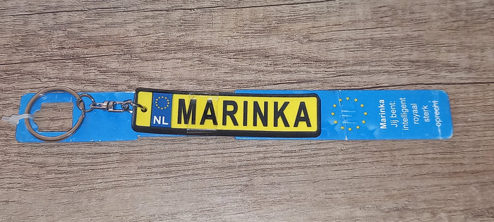 Sleutelhanger kenteken: Marinka