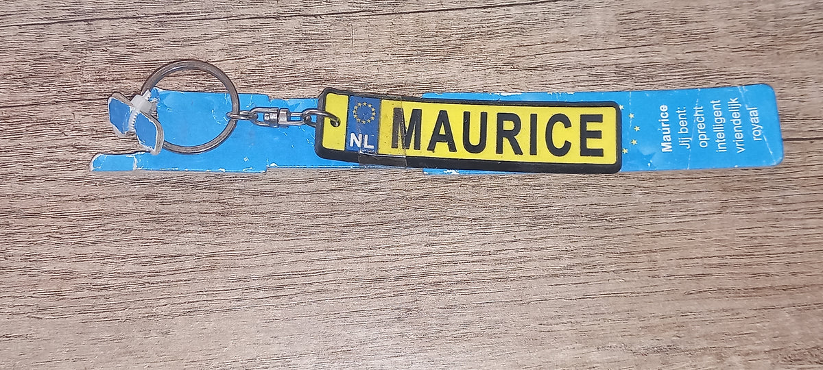 Sleutelhanger kenteken: Maurice