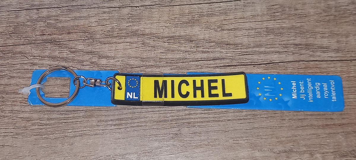 Sleutelhanger kenteken: Michel