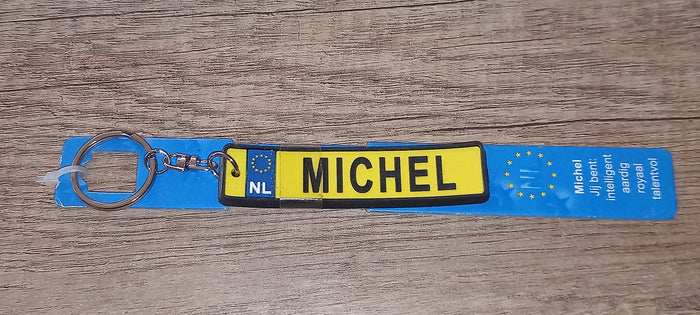 Sleutelhanger kenteken: Michel