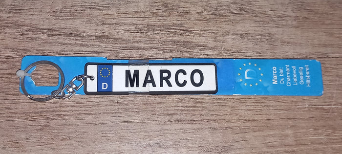 Sleutelhanger kenteken Duits: Marco