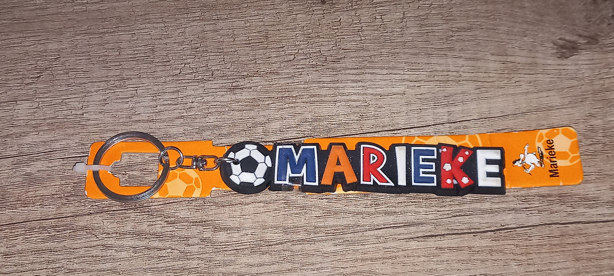 Sleutelhanger voetbal: Marieke